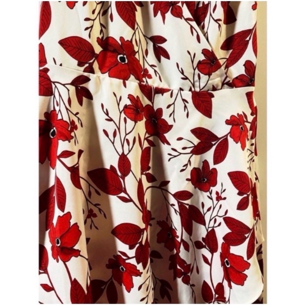BANANA REPUBLIC White Floral Midi Dress - Picture 8 of 10